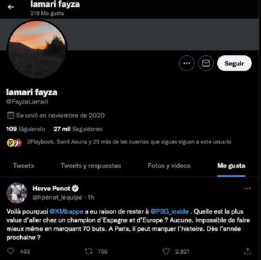 La decimocuarta y el like de la madre de Mbapp¨¦: "Por esa raz¨®n se qued¨® en Par¨ªs"