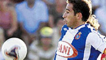 <B>CAUTRO GOLES</B>. Raúl Tamudo no ha tenido competidor en su posición, dada la lesión de Raúl Molina.