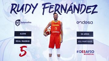 24/07/19 TEATRO REAL PRESENTACION SELECCION ESPA&Ntilde;OLA BALONCESTO
 RUDY FERNANDEZ