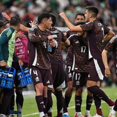 Se armó la bronca entre jugadores de México y Estados Unidos