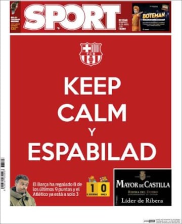 Portadas de la prensa mundial