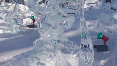 Las maravillosas esculturas de hielo de Splatoon