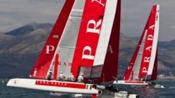 El catamarán Luna Rossa.