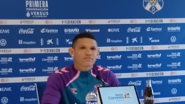 Fabricio: “Sueño con jugar con el Tenerife en Primera”