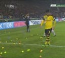 Hinchas del Dortmund tiraron pelotas de tenis en DFB Pokal