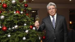 El presidente del Atl&eacute;tico brinda las navidades y desea lo mejor a los seguidores rojiblancos. 