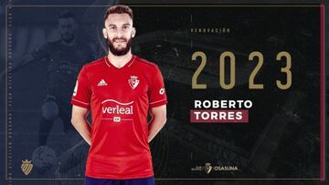 El club navarro firma dos a&ntilde;os m&aacute;s a Roberto Torres.