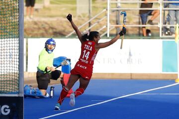 Tras derrotar a Estados Unidos en semifinales de la Copa Panamericana, Chile clasificó por primera vez al mundial de hockey césped femenino. ¡Tremendas!