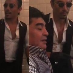 Maradona, nuevo cliente de Salt Bae