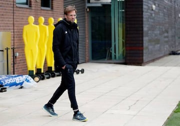 Klopp at Melwood today