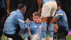 The Manchester City creator suffered an injury in the first half of the UEFA Champions League final. Here is the latest information.