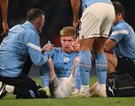 Kevin De Bruyne suffers injury in Champions League final vs Inter: what injury has he got?