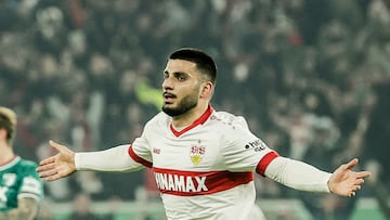 El Stuttgart vence con sufrimiento al Augsburgo y avanza a semifinales de Copa