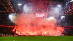 Los ultras suspenden el Ajax-Groningen