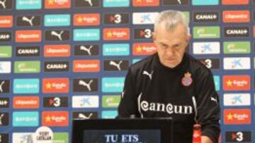 Aguirre, en rueda de prensa.