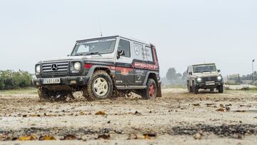 El Mercedes el equipo RUMBOZERO para el Dakar Classic.