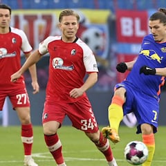 Angeliño brilla en un Leipzig que recupera sensaciones