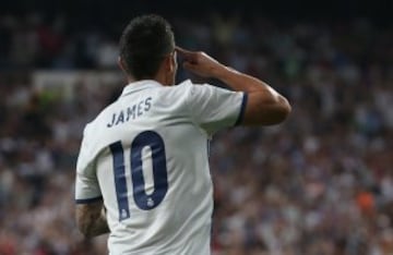 El paso a paso de la curiosa celebración de James