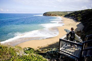 Reserva Nacional de Surf Bells Beach, en Victoria.