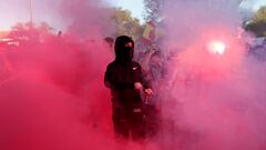 Las imágenes del ambiente previo al derbi