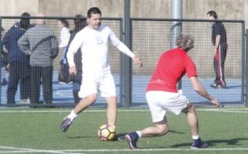 Cosmin Contra. Partido solidario a favor de Fundela (Fundación Española para el Fomento de la Esclerosis Lateral Amiotrófica) jugado en el Liceo Europeo entre amigos de Kiko y amigos de Matallanas 