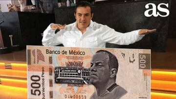 Luego de que se develara en Suecia un billete del delantero Zlatan Ibrahimovic, ídolo en su país. En AS te mostramos uno de un gran ídolo como Cuauhtémoc Blanco.
