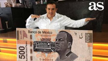 Luego de que se develara en Suecia un billete del delantero Zlatan Ibrahimovic, &iacute;dolo en su pa&iacute;s. En AS te mostramos uno de un gran &iacute;dolo como Cuauht&eacute;moc Blanco.