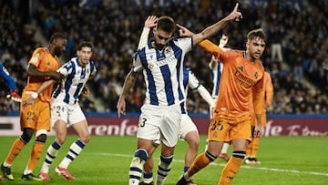 La Real Sociedad y el Real Madrid se enfrentaron en la semifinal de Copa del Rey de la lasada temporada. (Photo by ANDER GILLENEA / AFP)