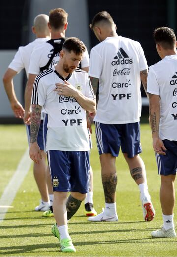 Barcelona 01Junio 2018, EspaÃ±a
Previa al Mundial 2018
Entrenamiento de la seleccion Argentina Ciudad Deportiva Joan Gamper, Barcelona.

Foto Ortiz Gustavo
