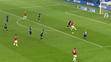 El golazo de Giroud para remontar el derbi de Milán