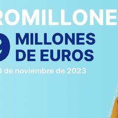 Euromillones: comprobar los resultados del sorteo de hoy, viernes 10 de noviembre