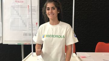 Marta López posa antes de su debut en los Mundiales de Boxeo de Categoría Joven.