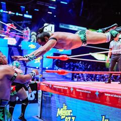 Volador Jr. reta a Último Guerrero a una lucha por las cabelleras