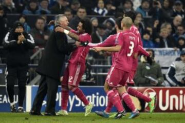 Ancelotti y Marcelo