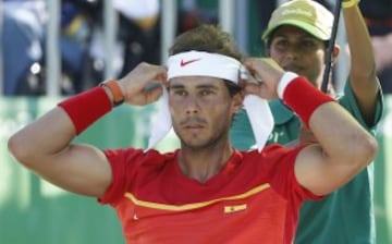 El heroico partido de Rafa Nadal ante Nishikori en imágenes