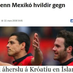 Prensa de Islandia sigue de cerca juego ante la Selección Mexicana