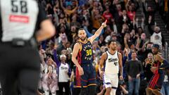 Curry llega a los 4.000 triples