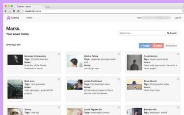Markd, crea una agenda online de personas de interés con esta extensión para Chrome