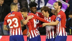 Griezmann le dio un sufrido triunfo al Atlético de Madrid