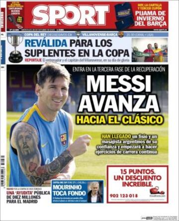 Portadas de la prensa mundial