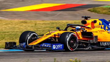 Carlos Sainz (McLaren MCL34), en Hockenheim. Alemania, F1 2019.