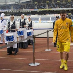 La Real busca de nuevo el amuleto de la Tamborrada ante el Barcelona