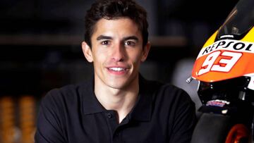 El piloto de MotoGP y campe&oacute;n del Mundo Marc M&aacute;rquez durante la entrevista concedida a Efe.