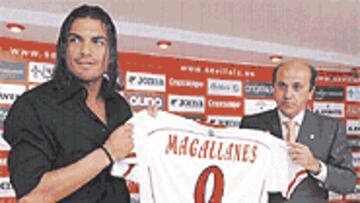 <b>REFUERZO</b>. Federico Magallanes fue el elegido para reforzar al plantel sevillista tras la marcha de Reyes.
