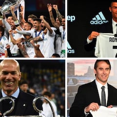 Luces y sombras blancas: los 12 momentos del Real Madrid en 2018