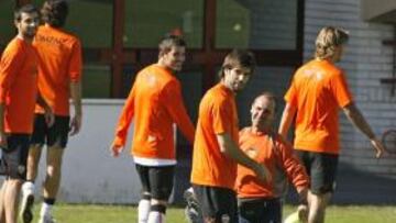 <b>LOS POCO HABITUALES.</b> Emery ha dejado fuera a los titulares para jugar el partido de la Copa del Rey.