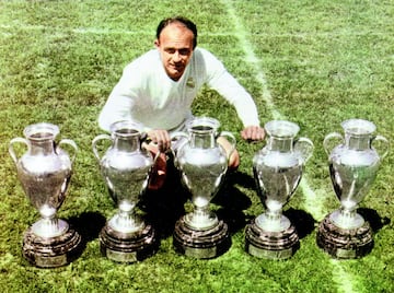 Una de las más grandes leyendas del Real Madrid y líder de aquel equipo de las 5 copas europeas de manera consecutiva (1955-56, 1956-57, 1957-58, 1958-59, 1959-60 y 1965-66).