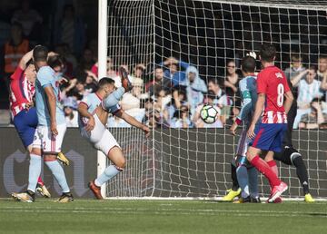 Kevin Gameiro makes it 1-0 to Atlético.