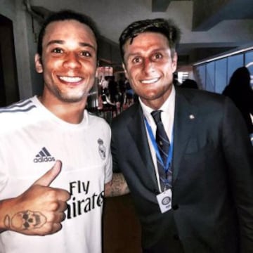 Marcelo con Zanetti.