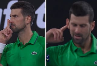 Djokovic la lía con el público